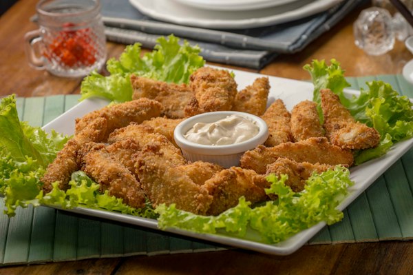 Crispy fried chicken